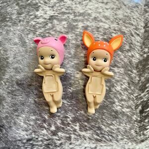 Sonny Angel Hipper 2 figurines Pig+Fawn Collectable mini figures